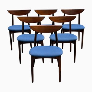 Sedie da pranzo di Harry Østergaard, Danimarca, anni '60, set di 6