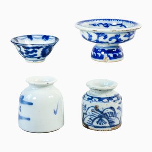 Bemalte Porzellanschalen, China, 4 . Set