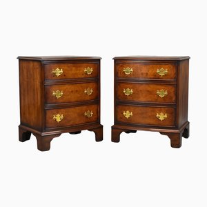 Walnut Bedside Chests, 1960s, Set of 2