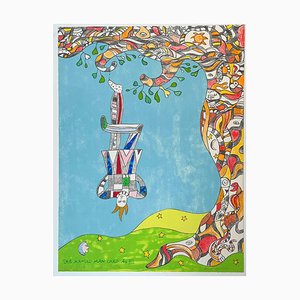 Niki de Saint Phalle, The Hanged Man, Card No. XIII, 1999, Lithograph