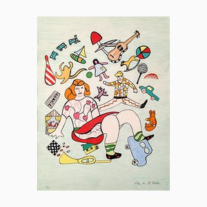 Niki de Saint Phalle, Toys, 1995, Lithographie