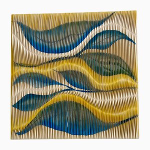 Feuille, 2023, Acrylic & Textile Artwork