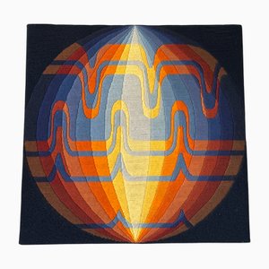 Vintage Design Tapestry, 1970s