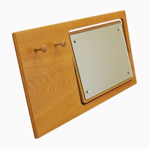 Danish Hanger with Mirror, 1980s