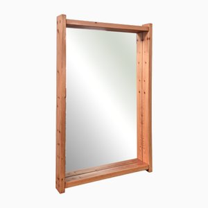 Pine Mirror in the style of Charlotte Perriand, Late 1970s