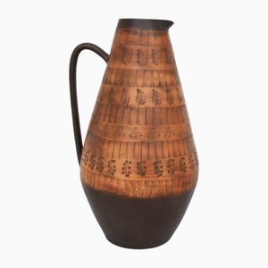 Large French Ceramic Floor Vase from Roger Capron,Vallauris, 1970