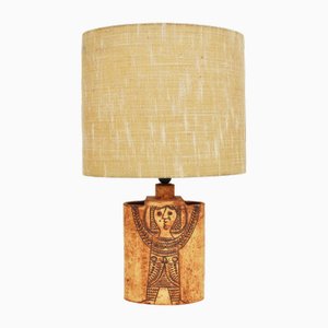 Große Tischlampe Mod. Meerjungfrau von Roger Capron, Jean Derval Vallauris, Frankreich, 1960