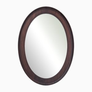 Antique Mirror in an Oval Frame, Northern Europe, 1860