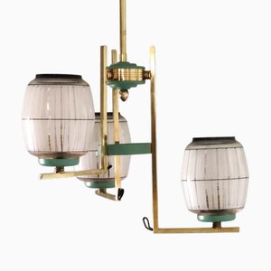 Mid-Century Italian Three-Armed Pendant Lamp, 1960s
