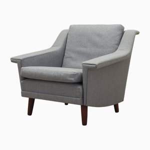 Grauer Dänischer Sessel, 1960er