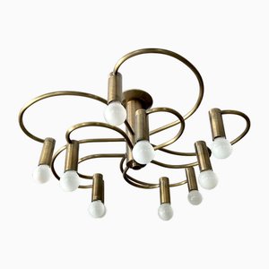 Large Vintage Sputnik Ceiling Light from Cosack