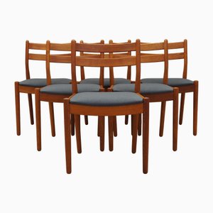 Danish Teak Chairs from Poul M. Volther, 1970s, Set of 6