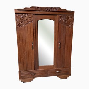 Armoire Antique en Chêne, 1890s