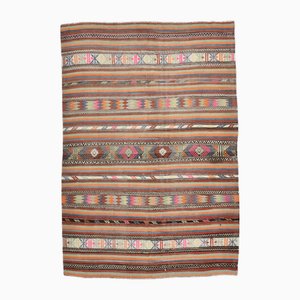 Ethnischer Vintage Kelim Teppich aus Wolle