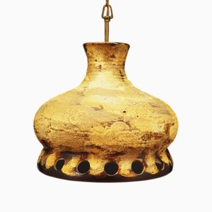 Danish Ceramic Chandelier, 1960s