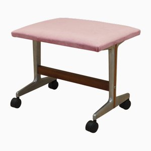 Danish Pink Footrest, 1960s