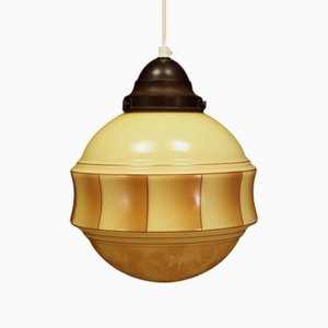 Lampada a sospensione in vetro, Danimarca, anni '70