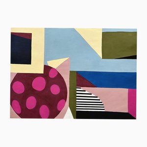 Amanda Andersen, Vertical Plane III, 2023, Peinture sur Papier