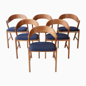 Vintage Model 32 Dining Chairs from Korup Stolefabrik, 1960s, Set of 6