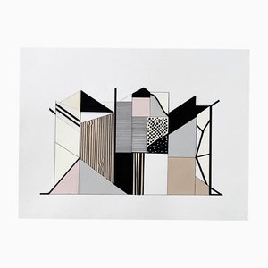 Amanda Andersen, Edifice I, 2024, Ink on Paper