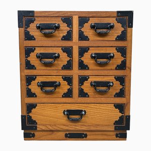 Vintage Japanese Jewelry Chest of 7 Drawers 1960s