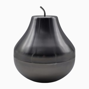 Seau à Glace Poire en Acier Inoxydable Brossé de Morinox, Italie, 1970s
