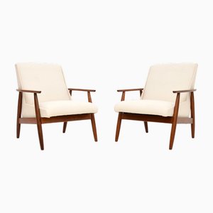 Poltrone vintage nello stile di Arne Vodder, Danimarca, anni '60, set di 2