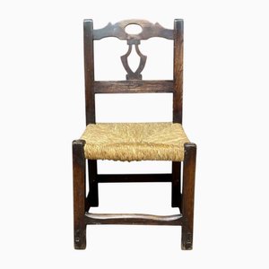 Rustikaler Spanischer Stuhl, 1750er