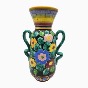 French Riviera Ceramic Vase from Cerazur Monaco, 1970s