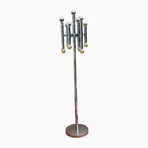 Sputnik Floor Lamp attributed to Gaetano Sciolari, Italy, 1970s