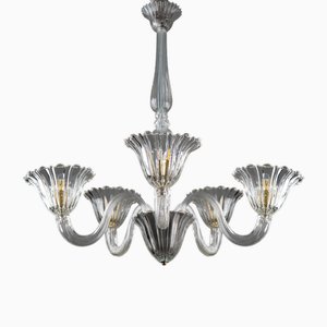 Art Deco Kronleuchter aus Muranoglas von Barovier & Toso, 1950er