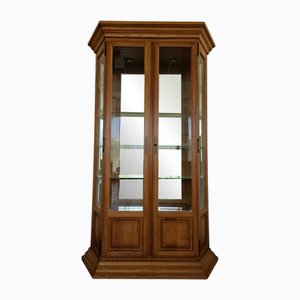 Französischer Vitrinenschrank aus Eiche