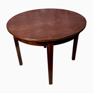 Art Deco Style Round Dining Table, Poland, 1950s