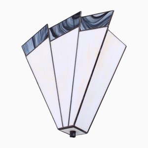 Postmoderne Art Deco Wandlampe, 1980er
