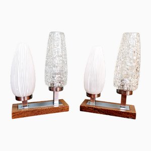 Mid-Century Nachttischlampen, 1960er, 2er Set