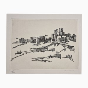 Fiorella Diamantini, Composition, 1970s, Etching