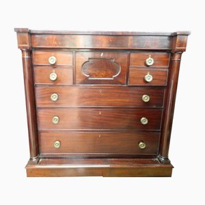Regency Mahogany Secretaire Chest of Drawers