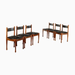 Vintage Chairs by Silvio Coppola for Bernini, Italy, 1960s-1970s, Set of 6
