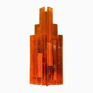 Wall Lamp Orange by Claus Bolby for Cebo