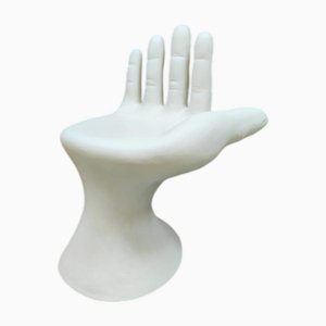 Silla de mano de fibra de diseño nuevo Silla de mano de fibra de vidrio 'Marfil