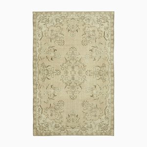 Türkischer Vintage Teppich in Beige