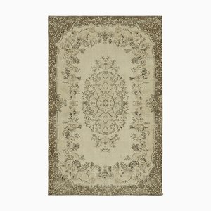Türkischer Vintage Teppich in Beige
