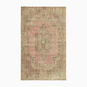 Vintage Turkish Hand-Knotted Rug