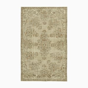 Vintage Turkish Hand-Knotted Rug