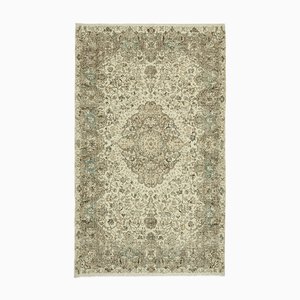 Vintage Turkish Hand-Knotted Rug