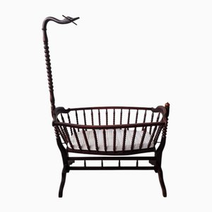 Antique Cradle in Mahogany