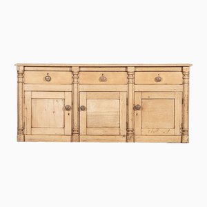 English Pine Dresser Base, 1880s