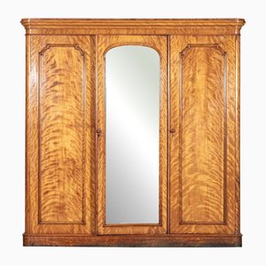 Grande Armoire Compactum en Bouleau Satiné, Angleterre, 1880s, Set de 5