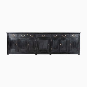Base de Commode en Pin Noirci, Angleterre, 1870s