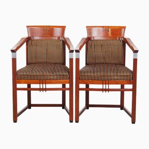 Art Deco Esszimmerstühle Decoforma Serie mit Armlehnen von Schuitema, 2er Set